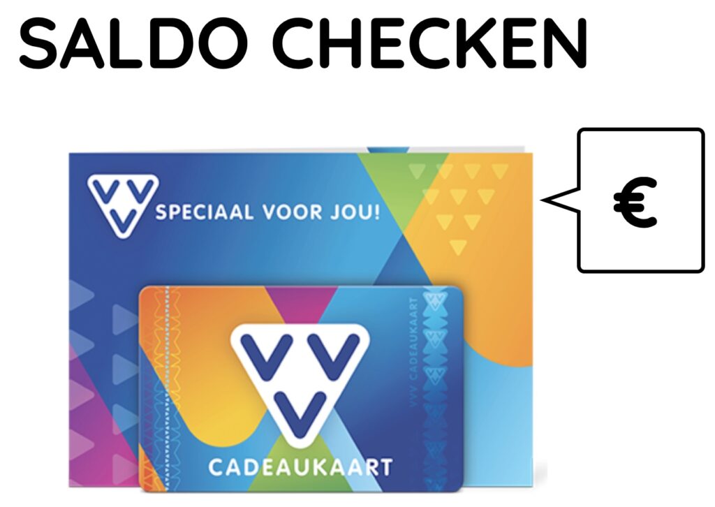 saldo checken VVV cadeaukaart