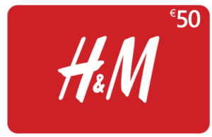 H&M cadeaukaart, cadeau 50 jaar vrouw 