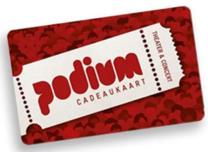 Podium cadeaukaart, cadeau man 40 jaar