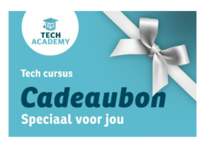 Techcurus cadeaubon, afscheidcadeau juf 