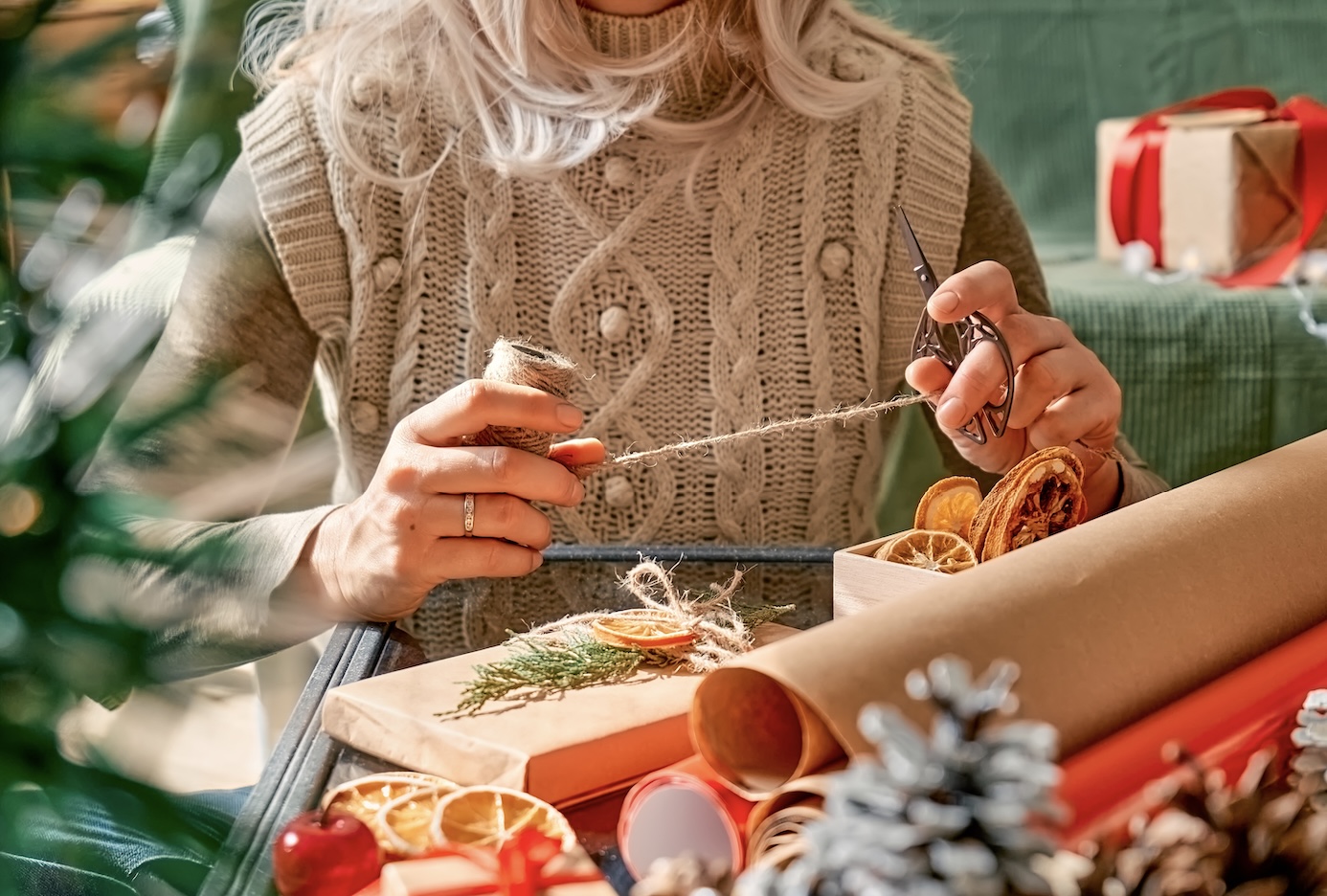 kerst knutselen cadeaubon maken