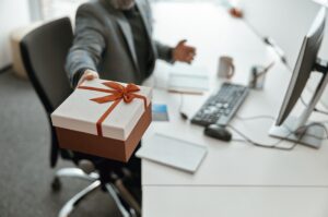 cadeau van de zaak