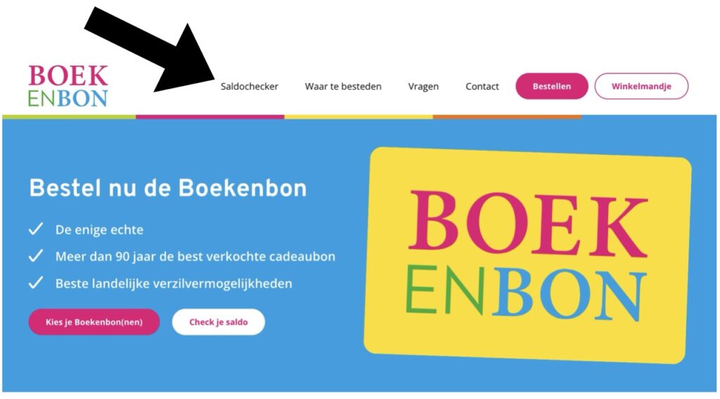 boekenbon saldo check