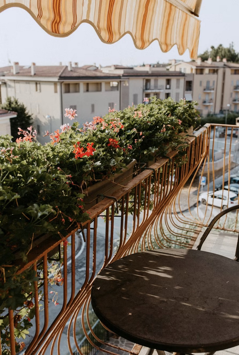 bloemen balkon