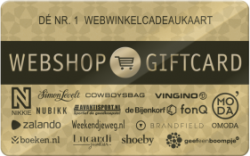 Webshopgiftcard besteden